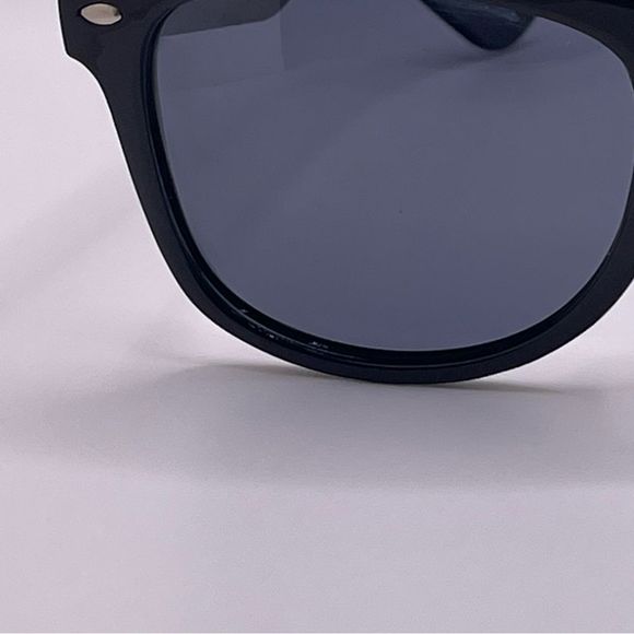 Black Polarized Sunglasses Wayfarer Silhouette Mens Womens - Picture 3 of 9